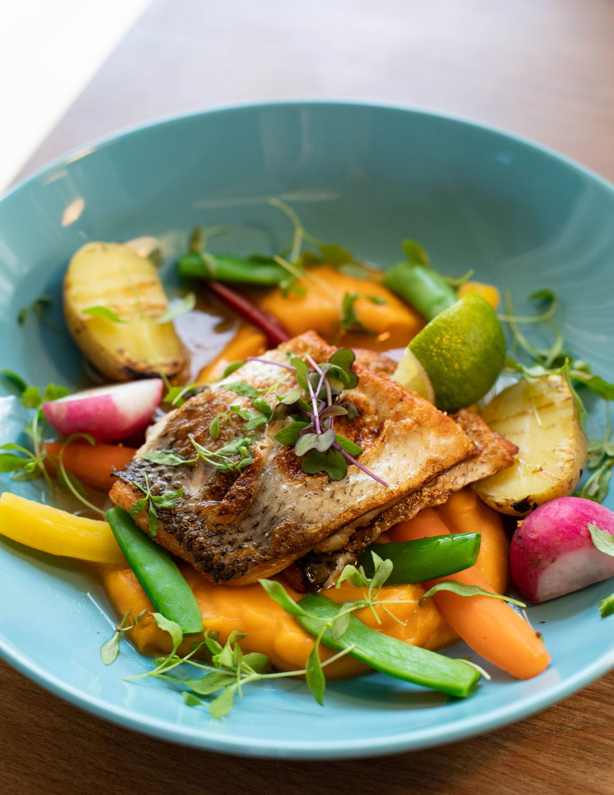 Poisson frit sauce piment