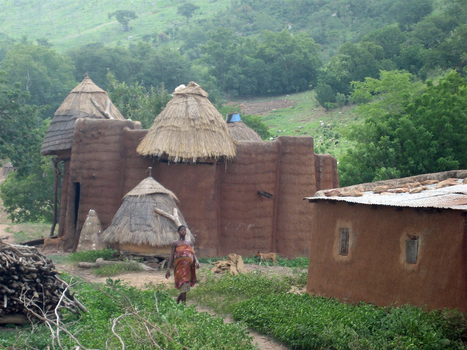 Takienta, maisons-tours en terre
